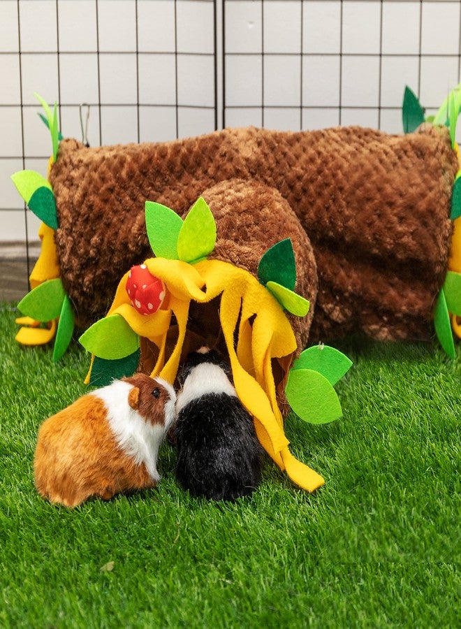 ORZECHKO Guinea Pig Hideout - 3 Way Collapsible Small Animal Tunnel Tubes Toy for Rat Hamster Guinea Pig Hedgehog Chinchilla Lizard Baby Rabbit - Playing Sleeping Resting Guinea Pig Cage Accessories - Image 4
